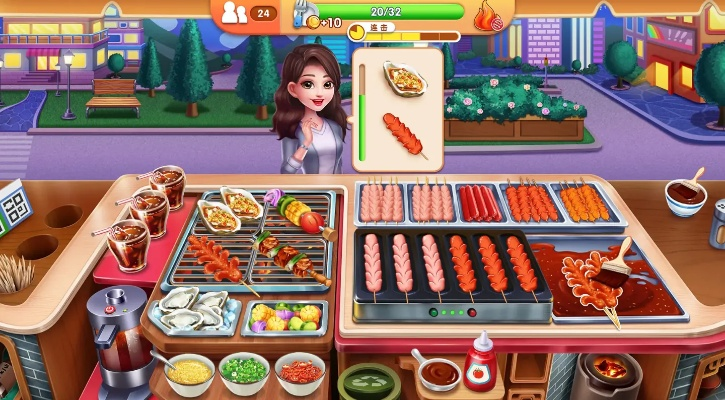 (美食街破解版)享受美食，无需联网！探索美食街游戏的无限乐趣